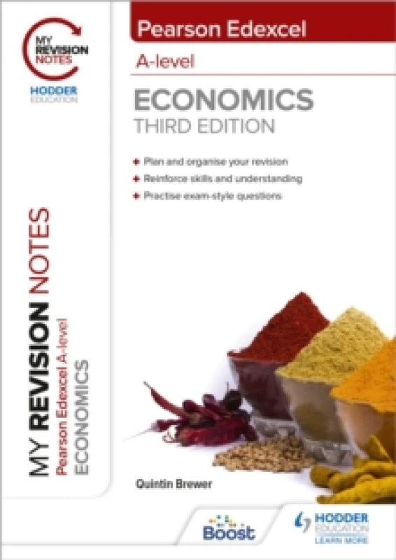 Image of Quintin Brewer My Revision Notes: Edexcel A Level Economics Third Edition Book Multi unisex