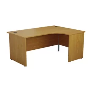 Jemini Radial Right Hand Desk Panel End 1600x1200x730mm Nova Oak KF805083