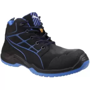 image of Puma Mens Krypton Lace Up Safety Boots (10 UK) (Blue) - Blue