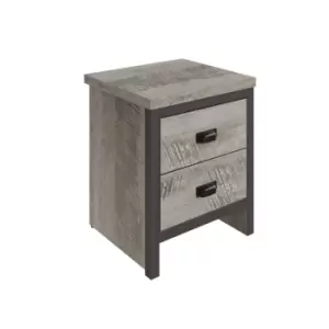 image of Boston 2 Drawer Bedside Table