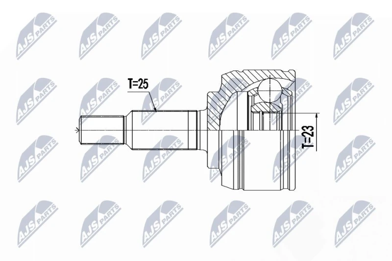 Image of NTY CV joint kit NTY NPZ-RE-062