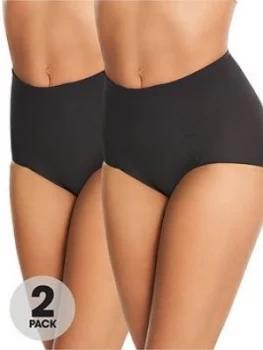 image of Maidenform 2 Pack Sleek Smoothers Brief