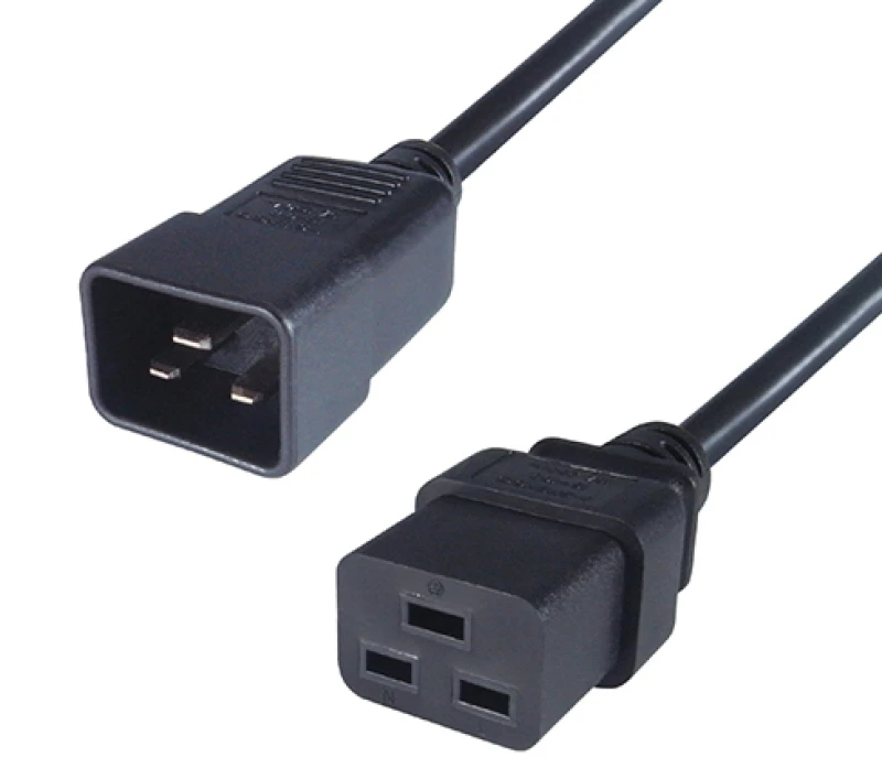 Image of Dp Building Systems DP Building Systems 27-0091 power cable Black 2m C20 coupler C19 coupler 27-0091