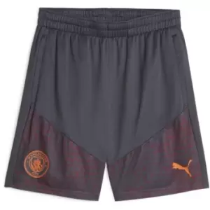 image of Puma Manchester City Training Shorts 2023 2024 Adults - Grey