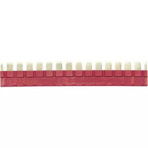 Image of Finder 093.16.1 Jumper 250 V AC Number of pins: 16 Red