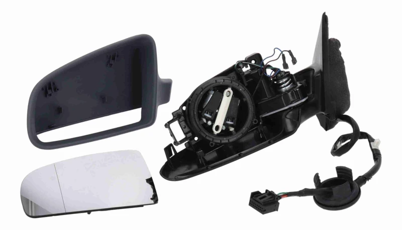 Image of VEMO V10-69-0164 Wing mirror Original VEMO Quality Left, Electric, Electronically foldable, primed Outside Mirror (50)