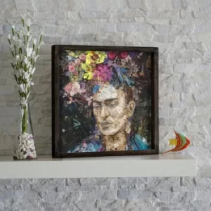 Image of KZM267 Multicolor Decorative Framed MDF Painting