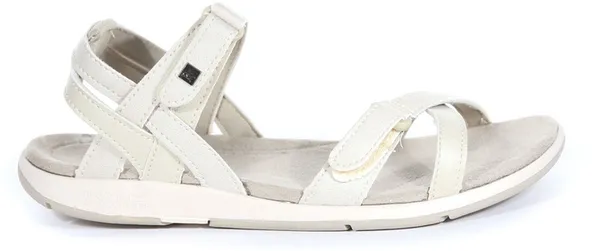Image of Regatta Womens/Ladies Lady Santa Cruz Strap Robust Walking Sandals UK Size 4 (EU 37) Natural/White Sand RWF399-9UW-4