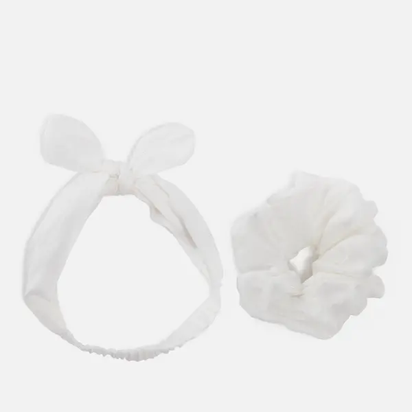 image of Ted Baker Bridal Jacquard Scrunchie And Hairband Set