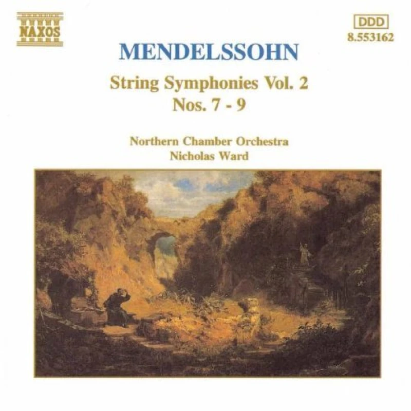 Image of RecordCityJP CD FELIX MENDELSSOHN, NICHOLAS WARD; N - String Symphony 2 8553162 Naxos 1996 US Classical Used