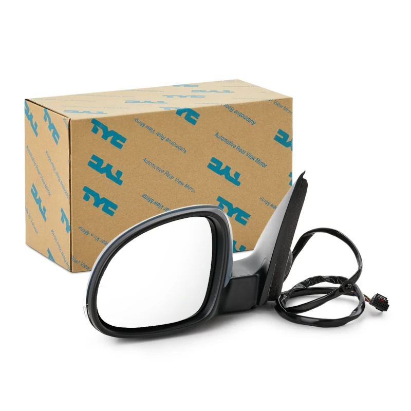 Image of TYC 337-0204 Wing mirror Left, Heatable, primed Outside Mirror (50)