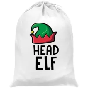 Image of Grindstore Head Elf Santa Sack (One Size) (White) - White