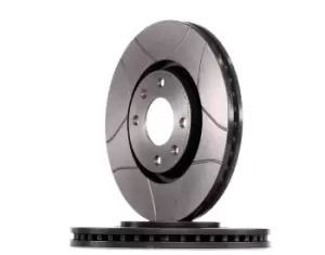 Image of BREMBO Brake disc 09.9619.75 Brake rotor,Brake discs OPEL,PEUGEOT,TOYOTA,Corsa F,MOKKA,CORSA F Kasten/Schragheck,308 CC (4B_)
