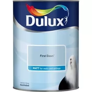 Image of Dulux Walls & Ceilings First Dawn Matt Emulsion Paint 5L