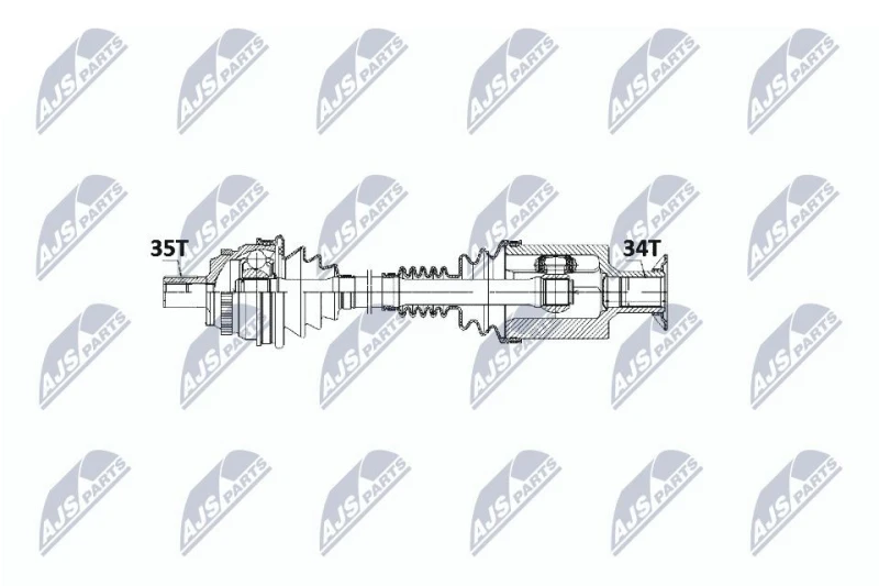 Image of NTY Drive shaft NTY NPW-ME-022