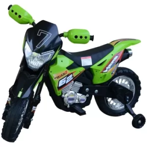 Image of Homcom Ride On Kids Electric Motorbike 6V, Red