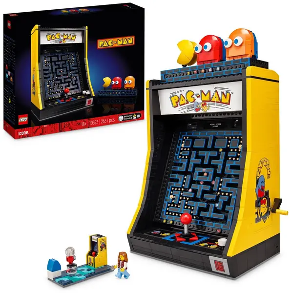 image of LEGO Icons PAC-MAN Arcade Mini Arcade Set for Adults 10323