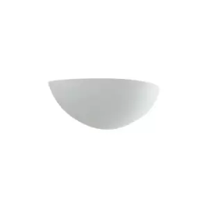 Image of Applique en platre Moritz blanc ampoules 9cm