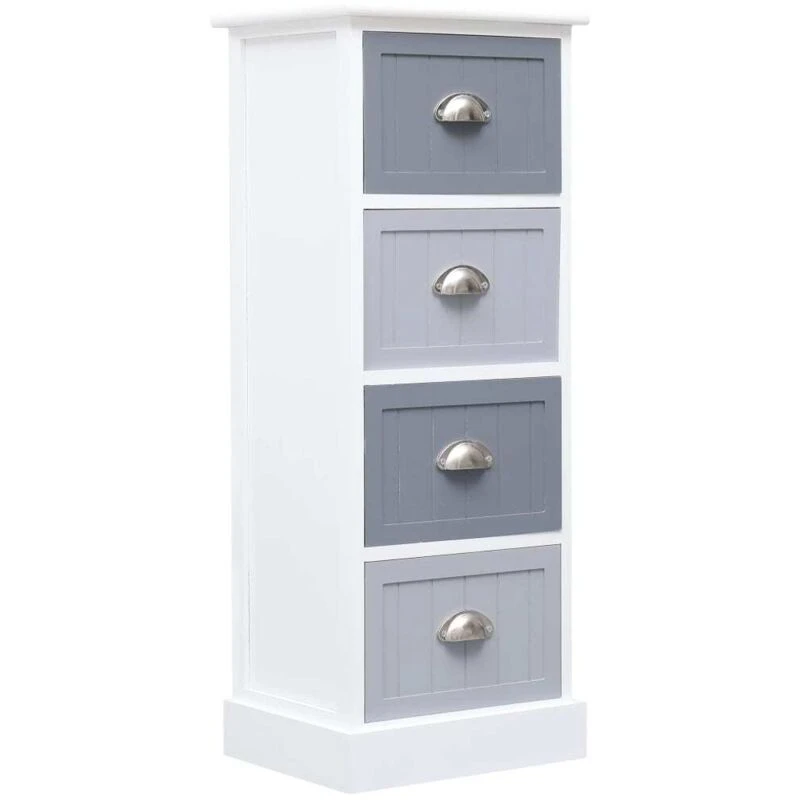 Image of VIDAXL Side Cabinet 35x30x90cm Paulownia Wood Vidaxl 284078