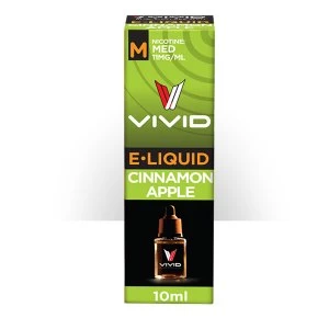 Image of Vivid E-Liquid Medium Strength - Cinnamon Apple