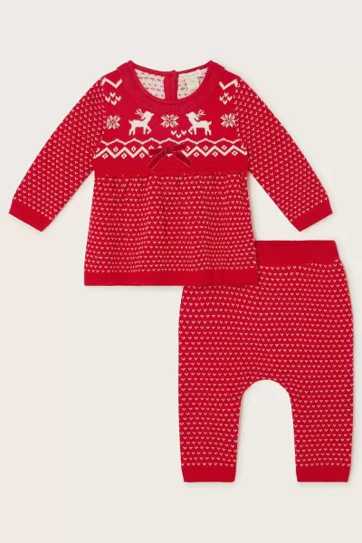 Image of Newborn Reindeer Knit Set