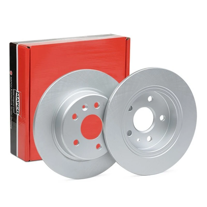 Image of MAPCO 15764C Brake disc Rear Axle, Solid, Coated Brake Disc (82)