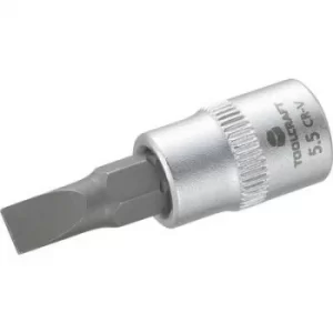 Image of TOOLCRAFT 816062 Slot Bit 5.5mm 1/4 (6.3 mm)