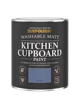 Image of Rust-Oleum Washable Matt Finish Kitchen Cupboard Paint - Blue River