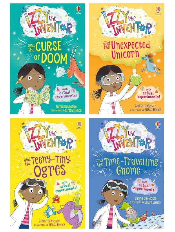 Image of Izzy the Inventor Series Zanna Davidson 4 Book Set Zanna Davidson Books