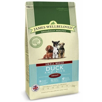 Image of Duck and Rice Small Breed Adult 7.5kg - 18758 - Wellbeloved