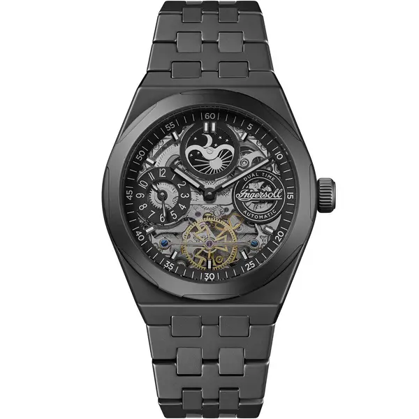 image of Ingersoll The Broadway Automatic Black Dial Mens Watch I15102 I15102