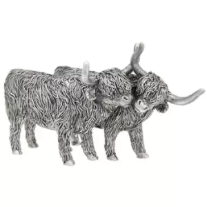 Image of Silver Highland Coo Pair