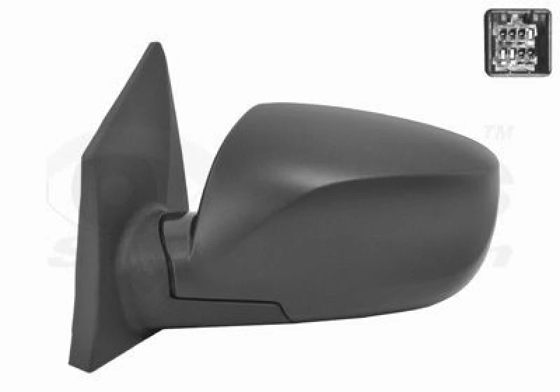Image of VAN WEZEL Wing mirror VAN WEZEL 8257807