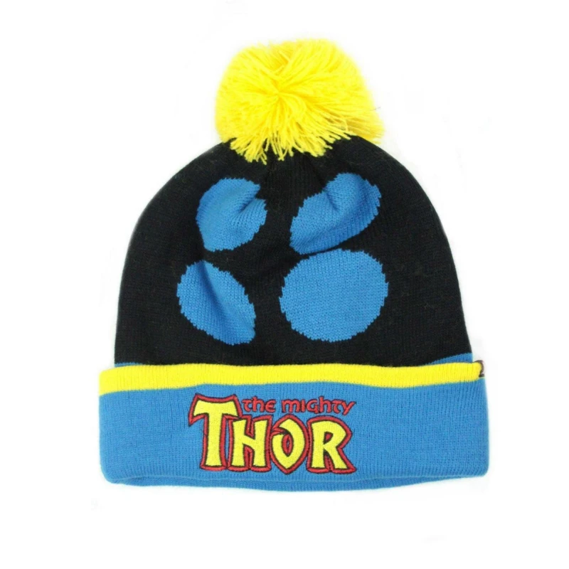Image of Marvel Bobble Hat Black unisex