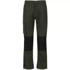 Image of Regatta Mens Scandal Stretch Work Trousers - Regular (30in) (Brown Grey) - Brown Grey