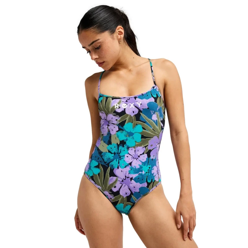 Image of Roxy Womens 1 Piece swimsuit Roxy Active Pt Basic Multicolore Female S