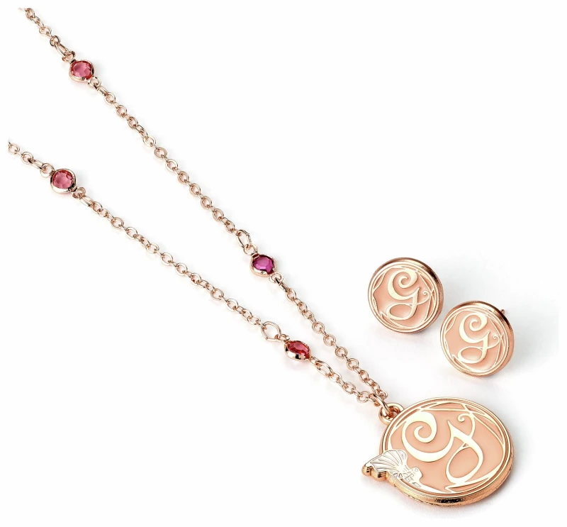 Image of Wicked Wicked Glinda Necklace And Stud Earrings Set