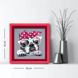 Image of 3030AHS-029 Multicolor Decorative Framed MDF Painting