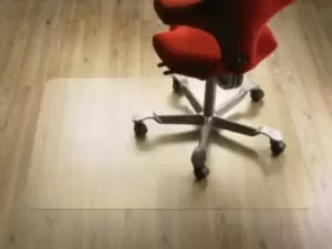 Image of Coba Europe Clear Hard Floor Office Chair Mat x 1.2m, 1.5m x 2mm