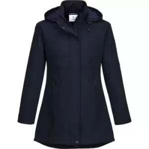 image of Portwest Carla Womens Softshell Jacket Navy M