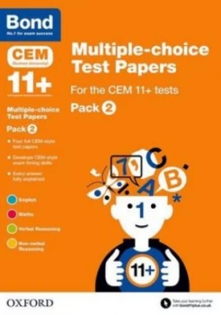 Image of Bond 11+. Pack 2 Multiple-Choice Test Papers for the Cem 11+ Tests by Michellejoy Hughes Book