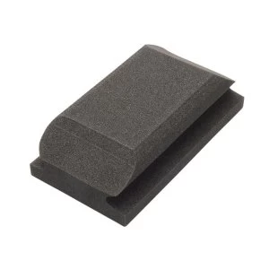 Image of Flexipads World Class Hand Sanding Block Shaped Black 70 x 125mm