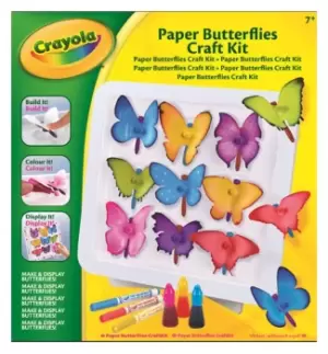 image of Crayola Paper Butterfly Craft Kit