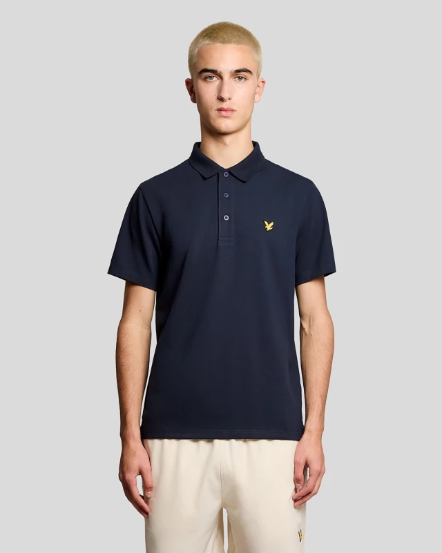 Image of Lyle & Scott Mens Sports Polo Shirt in Navy