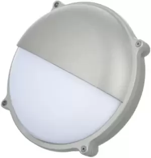 image of Timeguard 25W Round Eyelid Die Cast LED Bulkhead - Daylight - LEDBHR25ELB