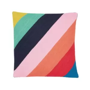 image of Joules Rainbow Bee Cushion 45cm x 45cm, Multi