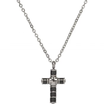 Image of Unique & Co. Stainless Steel Pendant with Black IP Plating incl. Chain