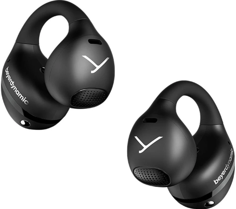 Image of BEYERDYNAMIC Amiron Zero Wireless Bluetooth Open-Ear Earbuds - Black 4010118010118