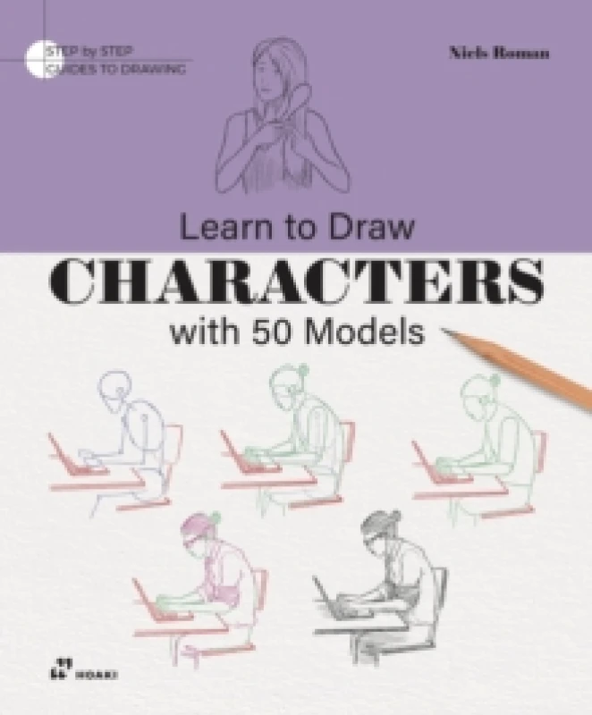 Image of Learn to Draw Characters with 50 Models Paperback / softback
