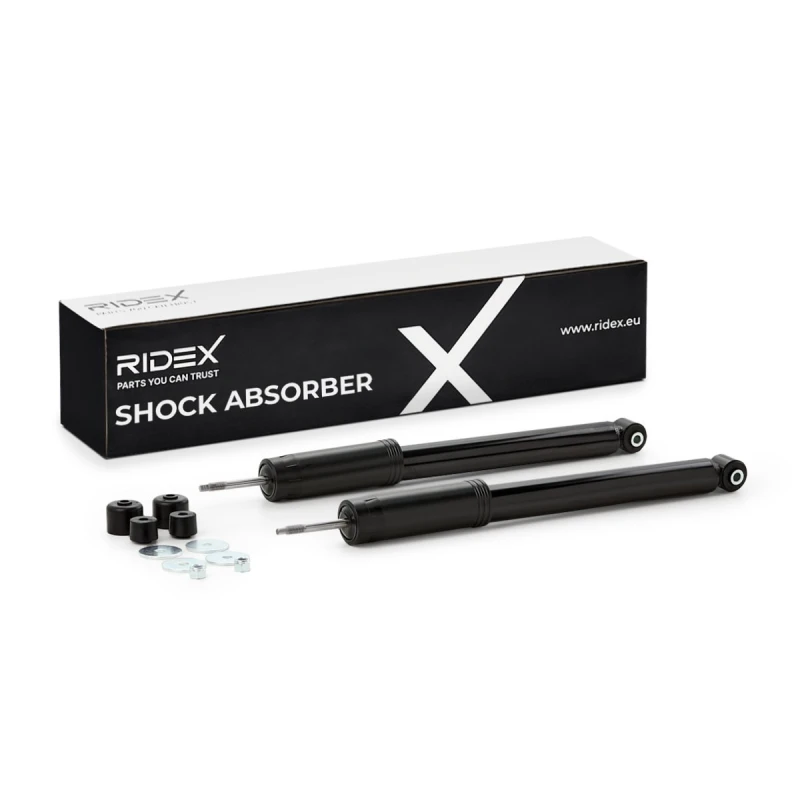 Image of RIDEX 854S2260 Shock absorber Rear Axle, Gas Pressure, Monotube, Telescopic Shock Absorber, Top pin Shock Absorber (854)